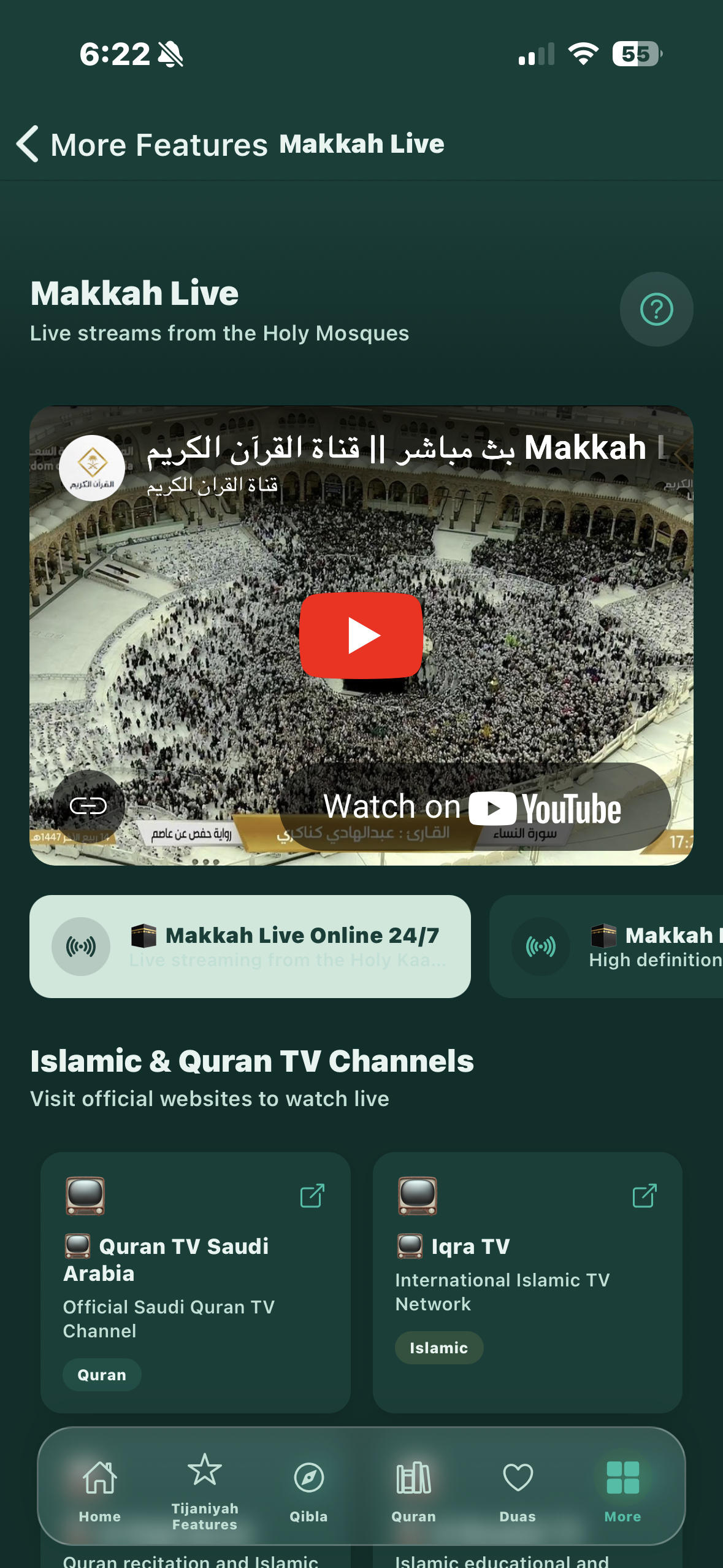 Makkah Live Screen